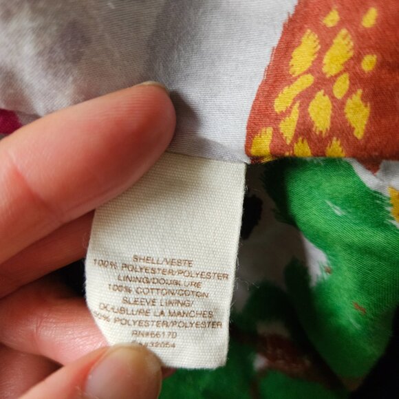 Anthropologie navy blue trench ruffle collar jacket coat women's size 2 - Picture 5 of 11